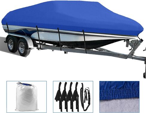 17-19Ft Heavy Duty Boat Cover Trailerable Replacement for V-Hull Tri-Hull Runabout Boat in Saudi Arabia