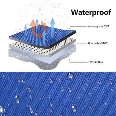 17-19Ft Heavy Duty Boat Cover Trailerable Replacement for V-Hull Tri-Hull Runabout Boat in Saudi Arabia
