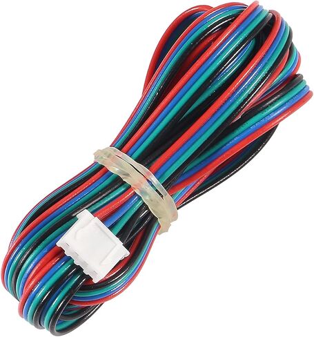 4pcs 2M Motor Connector Cables, MELIFE XH2.54 4pin to XH2.0 6pin White Terminal Paralled Motor Wires for 3D Printer Stepper Motor in Kuwait