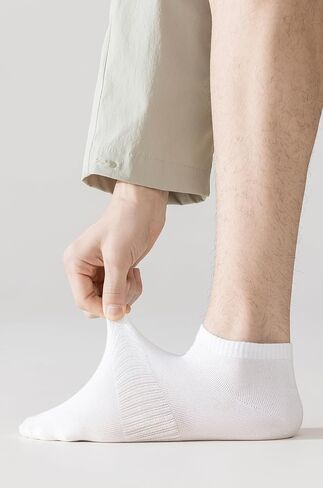 Ankle Athletic Running Socks Soft Thin Low Cut Short Tab Socks for Men and Women 6 Pair in Saudi Arabia
