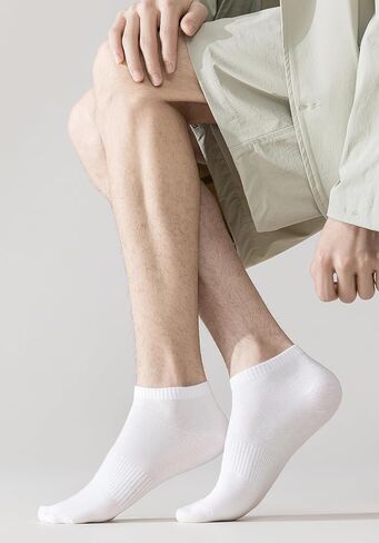 Ankle Athletic Running Socks Soft Thin Low Cut Short Tab Socks for Men and Women 6 Pair in Saudi Arabia