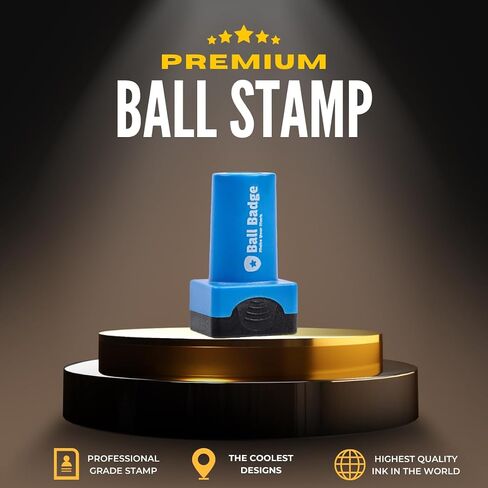 Ball Badge - Golf Ball Stamp, Self-Inking Golf Ball Stamper, Golf Ball Marker, Reusable Golf Ball Marking Tool to Identify Golf Balls, Reusable Ink Stamp for Golf Balls (Gilmore Swing) in Saudi Arabia