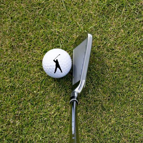 Ball Badge - Golf Ball Stamp, Self-Inking Golf Ball Stamper, Golf Ball Marker, Reusable Golf Ball Marking Tool to Identify Golf Balls, Reusable Ink Stamp for Golf Balls (Gilmore Swing) in Saudi Arabia