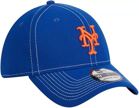 New Era Youth NY New York Mets 39THIRTY Classic Stretch Fit Cap, Hat Blue in Saudi Arabia