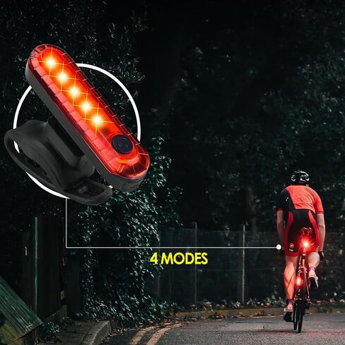 Bike Lights Front and Back Super Bright Rechargeable Bicycle Light for Night Riding,Waterproof Bike Headlight,Bike Light Set for Commuting Adults Kids Men Women Road in Saudi Arabia