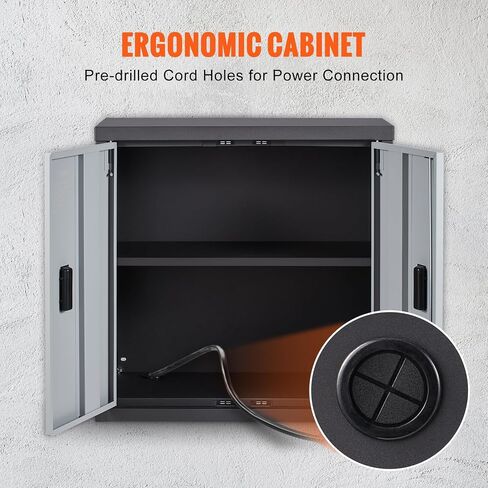 VEVOR metal garage cabinet, 240 lbs Heavy Duty Capacity Thickened Material Powder-Coating in Saudi Arabia