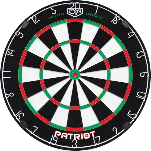 لوحة رمي السهام ذات الشعيرات الاحترافية من DW Patriot - البطولة الرسمية مقاس 18 بوصة خالية من الدبابيس in Kuwait