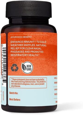 Maharishi Ayurveda Sniffle Free, Natural Relief for Clear Nasal Passages, Supports Resistance to Cold, Helps Drain The Sinuses, Promotes Lung Health, Non GMO & Gluten Free (60 Herbal Tablets) in Saudi Arabia