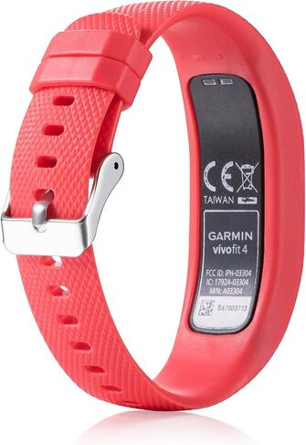 Watch Band for Garmin Vivofit 4, Silicone Soft Sport Wristband Replacement Band Watch Strap in Saudi Arabia