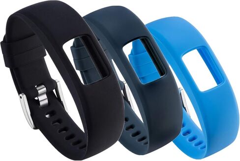 Watch Band for Garmin Vivofit 4, Silicone Soft Sport Wristband Replacement Band Watch Strap in Saudi Arabia