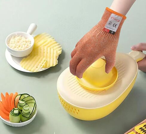 Cutting Gloves, 2 Pairs of Cut Resistant Gloves Food Grade, Kitchen Gloves for Cutting, Oyster Shucking, Fish Fillet Processing, Carving Wood and Gardening(Medium) in Saudi Arabia
