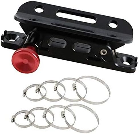 New Multi-purpose Aluminum Adjustable Fire Extinguisher Holder Mount with 8 Clamps(4 pcs extra adjustable rings for spare using) Compatible with for Jeep Wrangler UTV Polaris RZR Ranger in Saudi Arabia