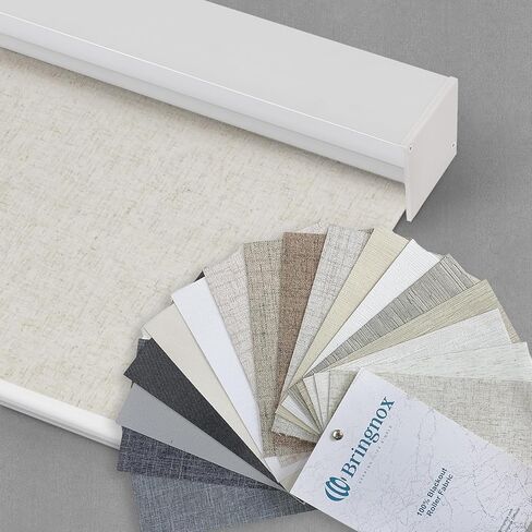 Motorized Blinds with Remote,100% Blackout Smart Roller Blinds Fabric Samples in Kuwait