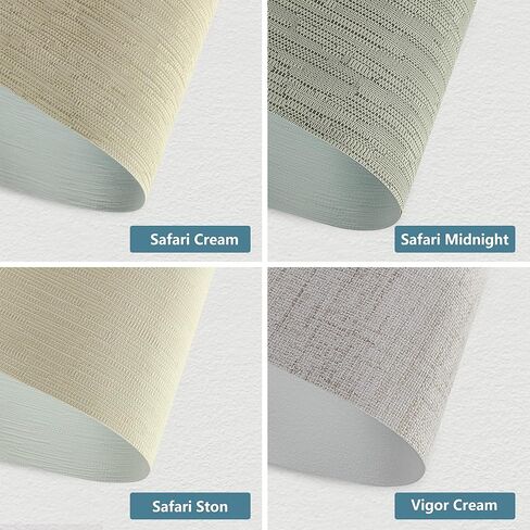 Motorized Blinds with Remote,100% Blackout Smart Roller Blinds Fabric Samples in Kuwait