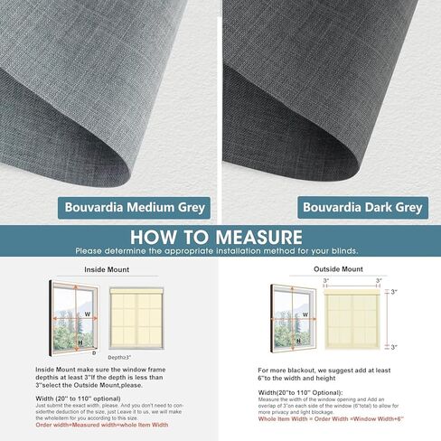 Motorized Blinds with Remote,100% Blackout Smart Roller Blinds Fabric Samples in Kuwait
