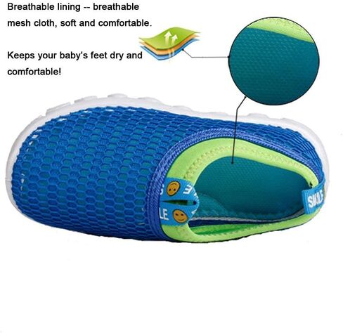 أحذية مائية للأطفال الصغار من CIOR، صنادل رياضية شبكية مسامية للجري للأولاد والبنات والجري على الشاطئ in Kuwait