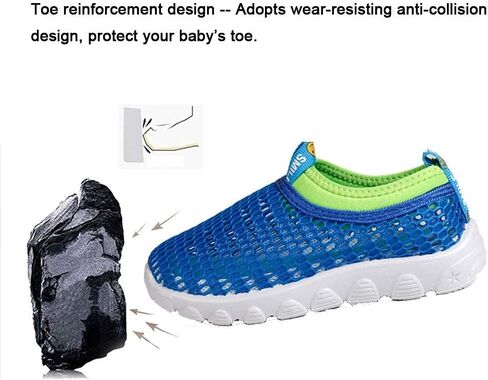 أحذية مائية للأطفال الصغار من CIOR، صنادل رياضية شبكية مسامية للجري للأولاد والبنات والجري على الشاطئ in Kuwait