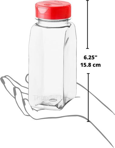 Parmesan Cheese Shaker 32 Oz, Cheese Shaker Plastic, Grated Cheese Shaker for Pizza, Parm Cheese Shaker, Spice Shakers with Holes and Lids, Pepper Shaker, Spice Shaker (Black) in Saudi Arabia