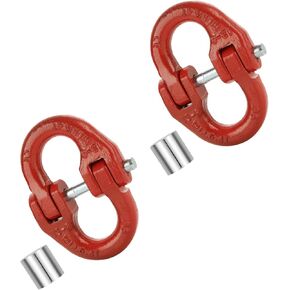 2 PCS 1/2" Hammerlock Coupling Link, Safety G80 Hammerlock Coupling Link Heavy Duty Coupling Link with 12000lbs Working Load
