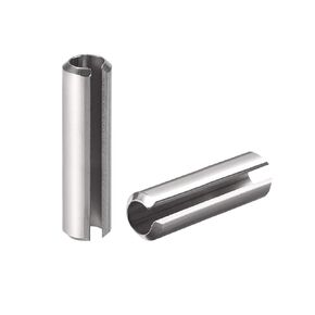 uxcell Slotted Spring Pin - M8 x 60mm 304 Stainless Steel Split Spring Roll Dowel Pins Plain Finish 5Pcs