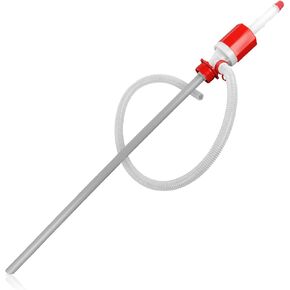 TERA PUMP Drum Siphon Hand Pump, Barrel Pump Hand Pumps Oil Gas E85 Diesel Corrosives Thinners Barrel Drum Pump Piston Action for 55 gallon drums