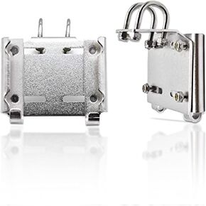 MARINE CITY Electro Polished Stainless Steel Horizontal Stanchion Rail Mount Anchor Bracket (1 Inch to 1-1/4 Inches Rails) for Marines – Boats – Yachts – Ships (Pack of 1)