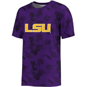 Holloway Men's NCAA Cotton-Touch Poly Camo Tee | Collegiate Shirt for Fans-Comfortable & Stylish Sports Apparel
