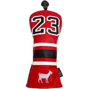 SHABIER Golf Sports Style Golf Wood Club Headcover Driver Cover for Taylormade M5 M6 Driver (Red 23 Fairway Cover)