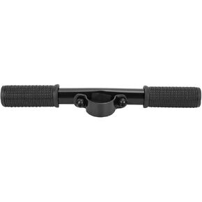 Scooter Bars, Electric Scooter Child Handlebar, Kids Scooter Handle Grips, Black Stainless Steel Adjustable Protect Safety Electric Scooter Handlebar for M365