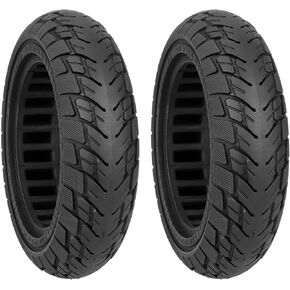 (2 pcs) 60/70-6.5 Solid Tires, 10 x 2.5 Electric Scooter Solid Tires for Segway Ninebot Max G30P/G30LP, Spare 10-inch Scooter Wheel Accessories for Ninebot Scooter