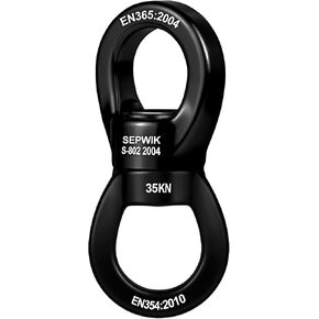 Swing Swivel, 35KN Swing Spinner, 360° Safety Rotational Device Hanging Accessory for Hanging Hammock, Web Tree Swing, Aerial Dance, Children's Swing