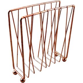 Rose Gold Kitchen Napkin Holder for Tables Vertical Freestanding Organizer for Home Kitchen Restaurant Picnic Party