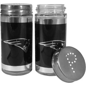 Siskiyou Sports NFL New England Patriots Black Salt & Pepper Shaker New England Patriots, One Size, Black