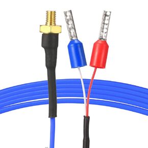 uxcell Thermocouple K Type, 0-600C M4 Screw Temperature Sensor Probe 10ft for 3D Printer