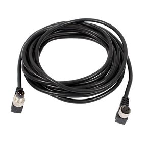uxcell M8 3 Meter Male/Female Right Angle 3Pin Connector Aviation Plug/Sockte Electrical Cable