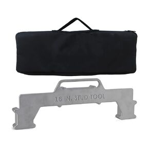 16 Inch Framing Tool with Storage Bag, Framing Stud Layout Tool, 16'' On-Center Precision Wall Stud Framing Tool, Stud Framing Spacer Tool – Elevate Your Framing Efficiency
