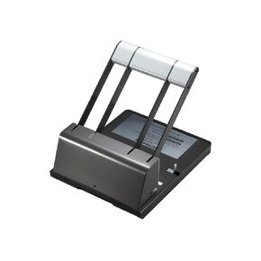 Bostitch Office Xtreme Duty Adjustable 2-3 Hole Punch, 130 Sheet Capacity, Heavy Duty Steel, Silver/Black (03200)