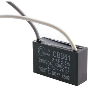 CBB61 3UF 250VAC 50/60 هرتز مكثف مروحة السقف 2 أسلاك in Kuwait