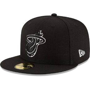 NBA Black & White 59Fifty Fitted Cap