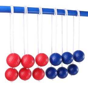 GSE Premium Solid Wood Ladder Ball Toss Game Set with Ladder Ball Bolas & Carrying Case