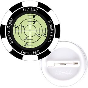 Golf Ball Hat Clip, Golf Reader Pin Golf Green Reader Ball Pin No Liquid Golf Accessories for Women Men