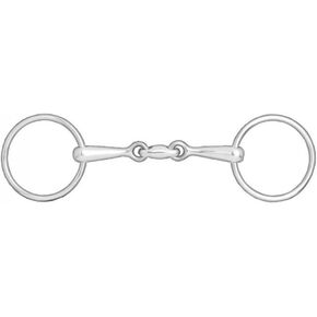 HORZE Lozenge Link Loose Ring Snaffle Bit - 13mm Width