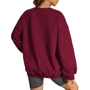 Cloud Oversized Sweatshirt For Women Crewneck Pullover 2024 Fall Fashion Clothes Crew Neck Hoodies Sweaters in Kuwait