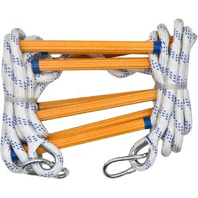 13ft Fire Escape Ladder Rope Ladder Fire Escape Emergency Fire Escape Ladders for 2 Story Homes