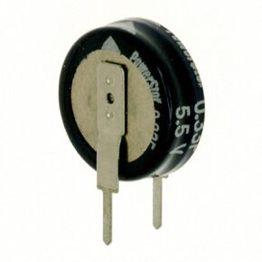 Jameco ValuePro KR-5R5V155-R-JVP 1.5F Supercapacitor (EDLC) 5.5 V Axial Can Vertical 30 Ohm