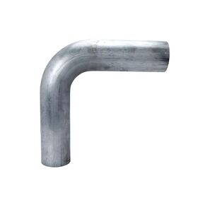 HPS 2-3/8" OD, 90 Degree BEND Aluminum Elbow Tubing, 6" Leg Length on Each Side, 3 1/8" Clr, 6061 T6 Seamless 16 Gauge, Wall Thickness: 0.065", ALE90-91821, 2.38" OD, Aluminum