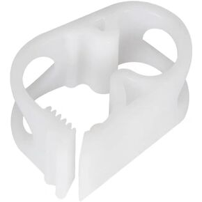 10Pcs White Plastic Tubing Clamps 1/4" - 1/2" Adjustable Tube Clamp Laboratory Pinch Valve Flow Control Hose Clamp for Beer Bottle and Infusion Bottle，Lab Instruments and Equipment