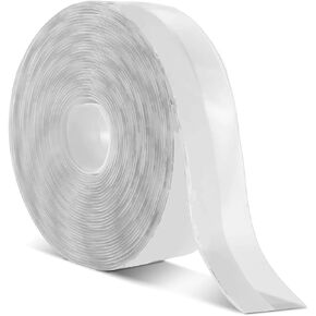 Door Weather Stripping, Door Seal Strip, 32.8 Feet X 1Inch Door Strip Bottom, Window Windproof Sticker, Silicone Sealing Tape for Doors, Windows, Shower, Glass Gaps (Black, 32.8 Feet X 1Inch)