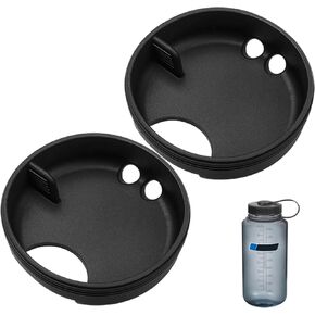 Silicone Splash Guard for Nalgene 32 OZ Wide Mouth Lid with Drinking Spout and Ventilation Holes,Nalgene Wide Mouth Water Bottle Accessories