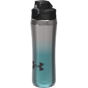 Under Armour 18oz Beyond Stainless Steel Water Bottle, Vacuum Insulated, Self Draining Protective Cap, Leak Proof, For Kids & Adults, All Sports, Gym